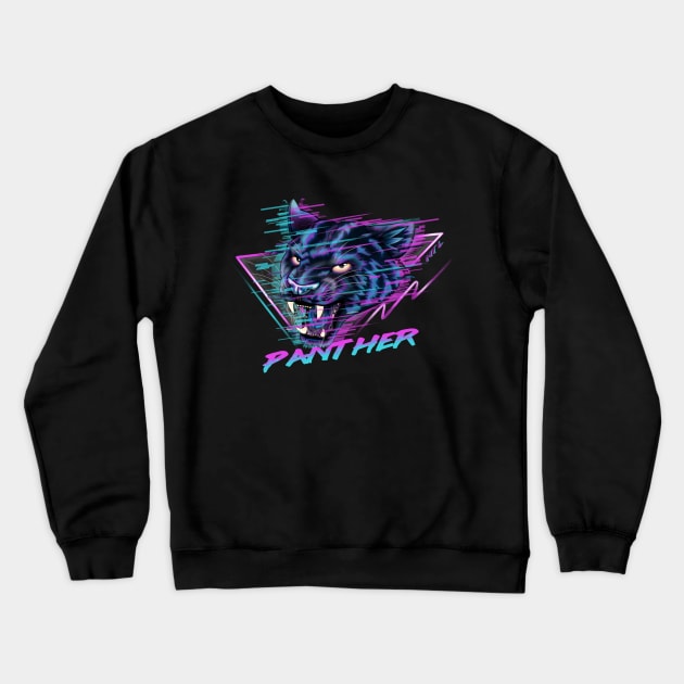 Panther Glitch Crewneck Sweatshirt by MelisaTheLombax